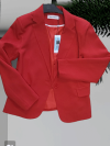 Veste Tailleur Rouge